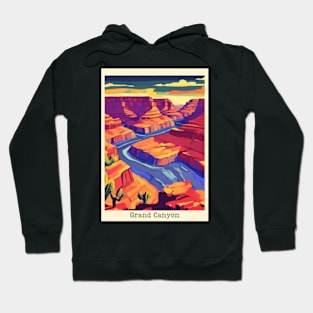 fauvism art of grand canyon usa 3 Hoodie